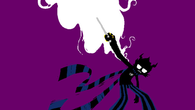 Cartoon character sword ghost black free wallpaper for desktop - medium preview image