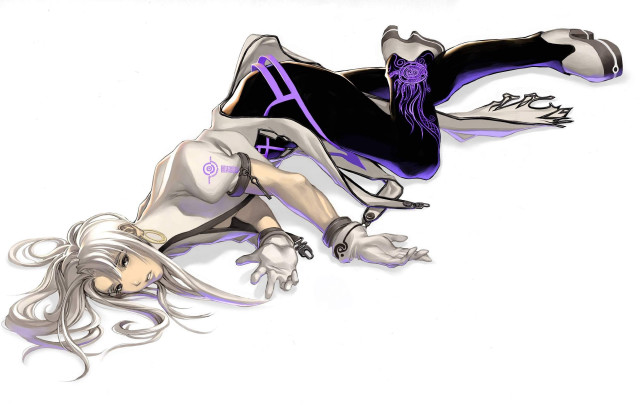 Woman falling ground legs spread free wallpaper for desktop - medium preview image