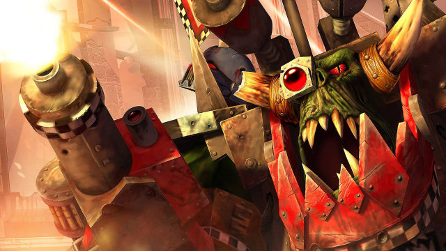 Cartoon character giant head sword free wallpaper for desktop - medium preview image