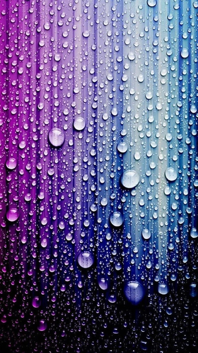 Water droplets black background rainbow free wallpaper for mobile - medium preview image