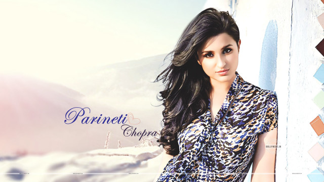 Woman dress mountain background blue free wallpaper for desktop - medium preview image