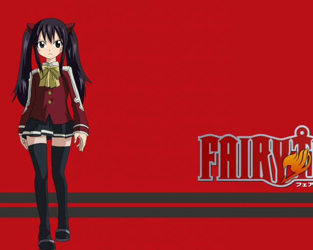 Anime girl long black hair #4 free wallpaper for desktop - medium preview image