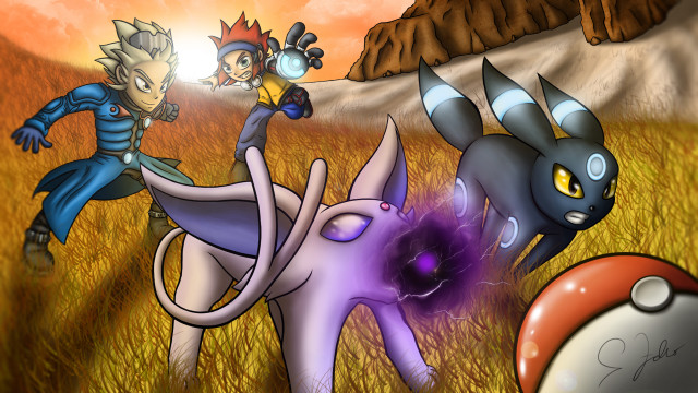 Cartoon people playing ball field free wallpaper for desktop - medium preview image