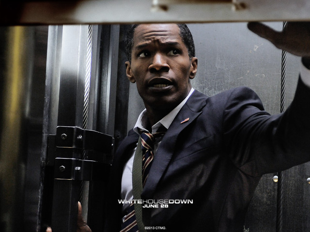 Man suit tie suitcase elevator free wallpaper for desktop - medium preview image