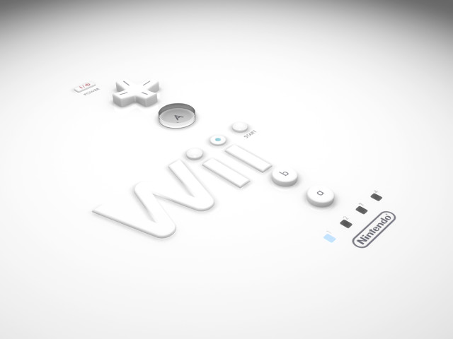 White wii remote table game free wallpaper for desktop - medium preview image