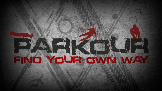 Dark background parkour red black free wallpaper for desktop - medium preview image