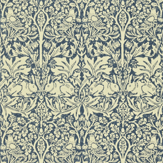 Blue white floral wallpaper design #5 free wallpaper for tablet - medium preview image