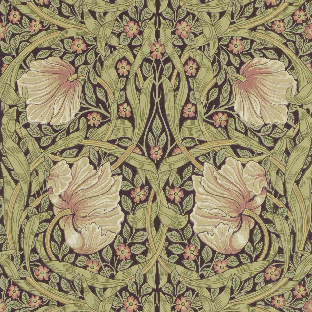Floral green border pink flower free wallpaper for tablet - medium preview image
