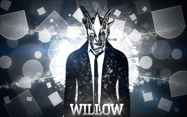 Man suit rabbit head tie free wallpaper for desktop - medium preview image