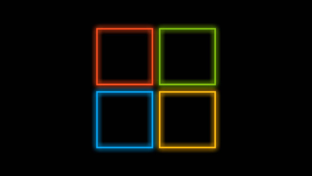 Black background colorful squares different free wallpaper for desktop - medium preview image