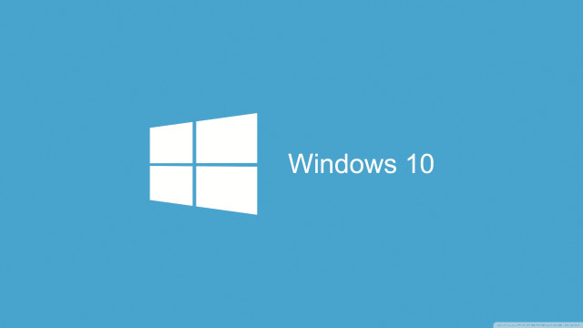 Blue background windows 10 logo #2 free wallpaper for desktop - medium preview image