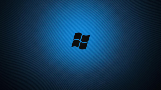 Blue background black white logo #4 free wallpaper for desktop - medium preview image