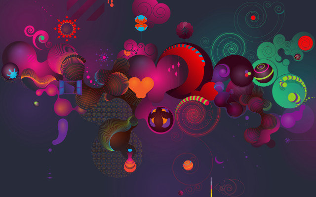 Colorful abstract background shapes colors #6 free wallpaper for desktop - medium preview image