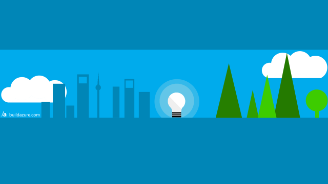 Blue city skyline trees light free wallpaper for desktop - medium preview image