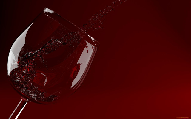 Glass of wine filled with free wallpaper for desktop - medium preview image