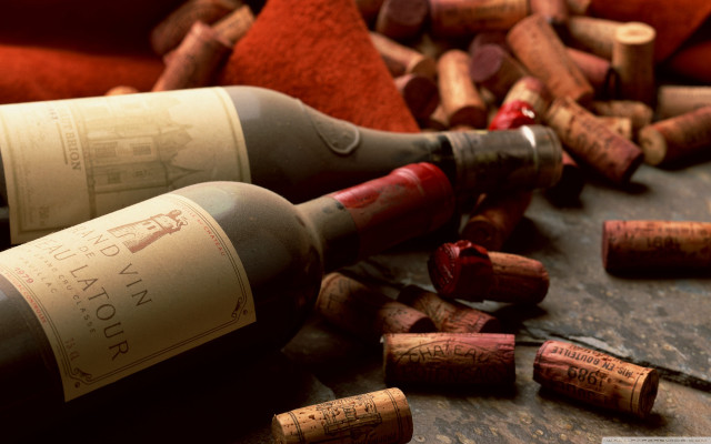 Wine bottle corks table knife free wallpaper for desktop - medium preview image