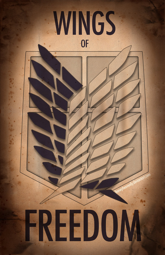 Wings of freedom sign free wallpaper for mobile - medium preview image
