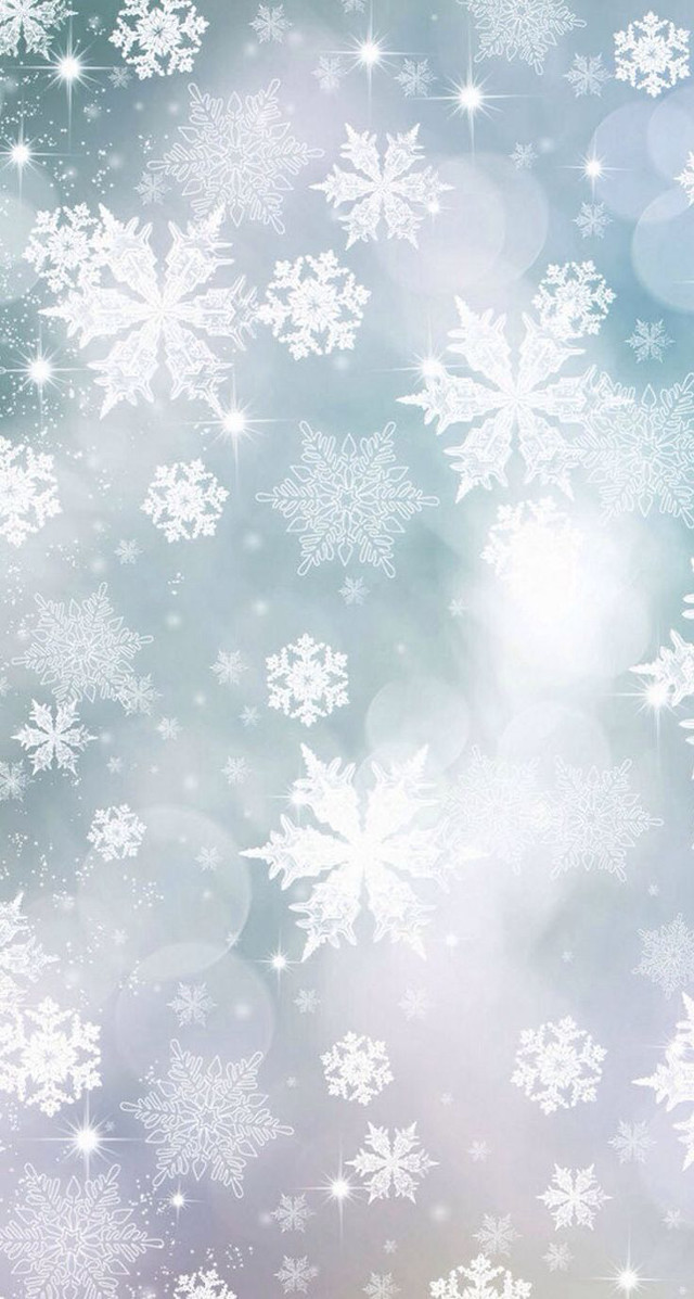 Snowflake background white snowflakes blue free wallpaper for mobile - medium preview image