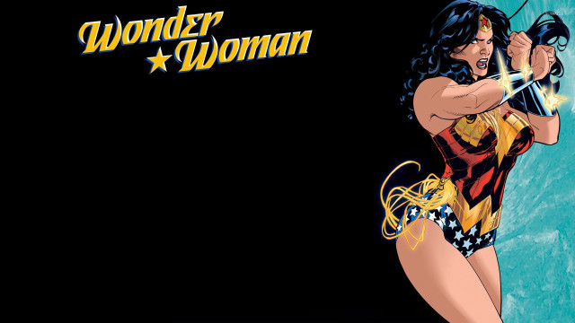 Woman wonder costume sword star free wallpaper for desktop - medium preview image