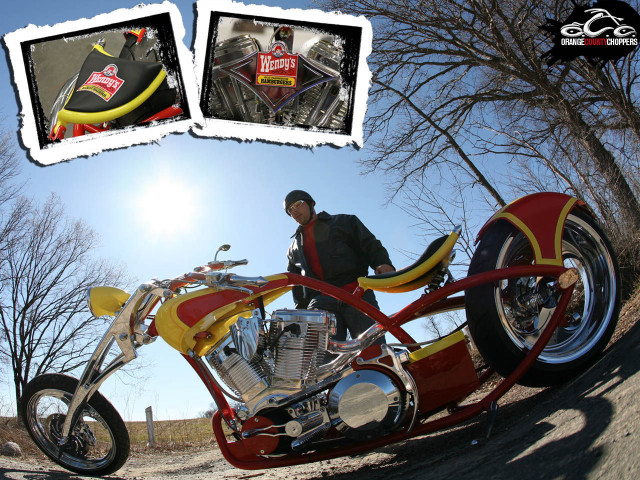 Motorcycle sidecar airbrush EdRoth outdoors free wallpaper for desktop - medium preview image