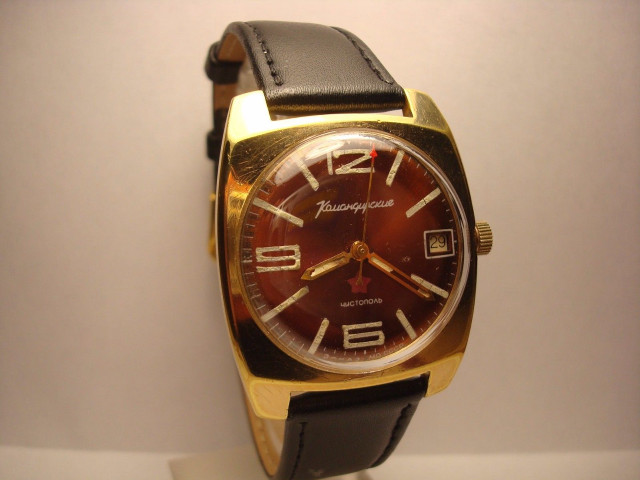 Watch red face gold hands free wallpaper for desktop - medium preview image