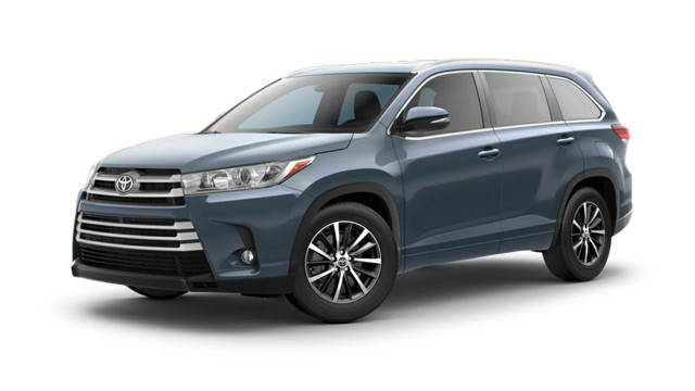 Blue toyota highland black rim free wallpaper for desktop - medium preview image