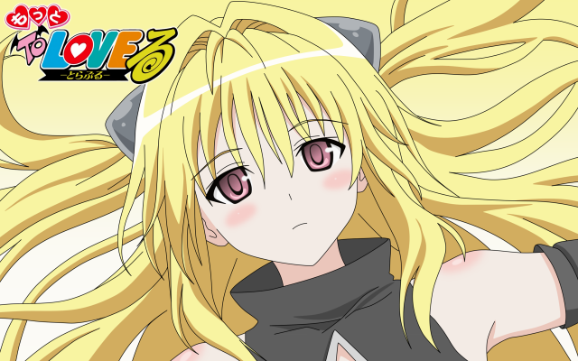 Blonde girl long hair black free wallpaper for desktop - medium preview image