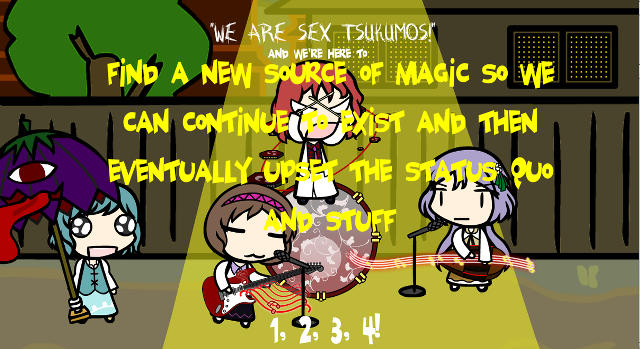 Cartoon group microphone guitar stage free wallpaper for desktop - medium preview image