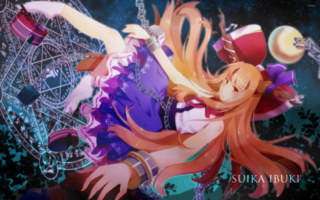 Girl hat chain ferriswheel night free wallpaper for desktop - medium preview image