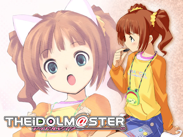 Girl cat ears yellow shirt free wallpaper for desktop - medium preview image