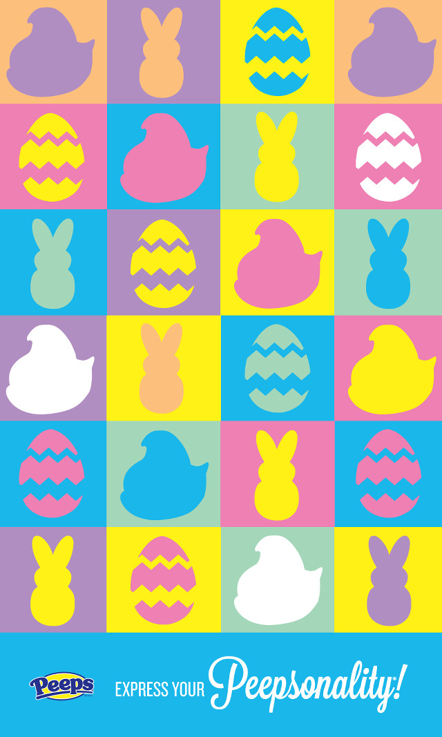 Colored eggs poster with words free wallpaper for mobile - medium preview image