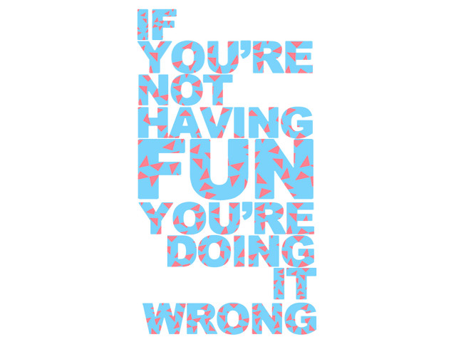 Blue red poster quote fun free wallpaper for desktop - medium preview image