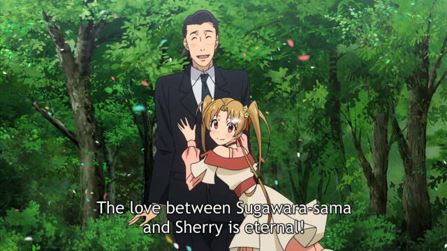 Man woman woods anime quote free wallpaper for desktop - medium preview image