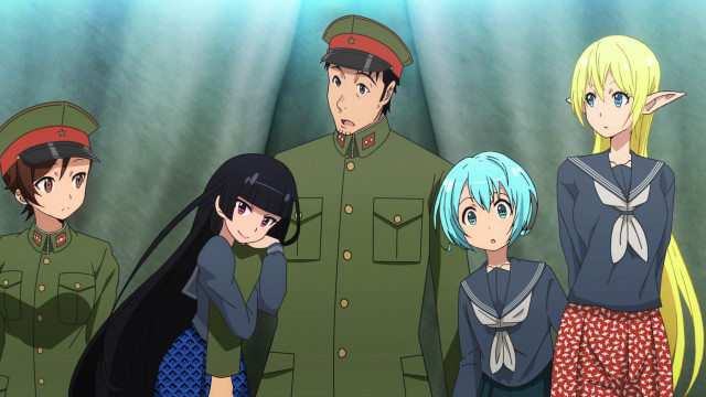 Anime characters group light fixture #2 free wallpaper for desktop - medium preview image