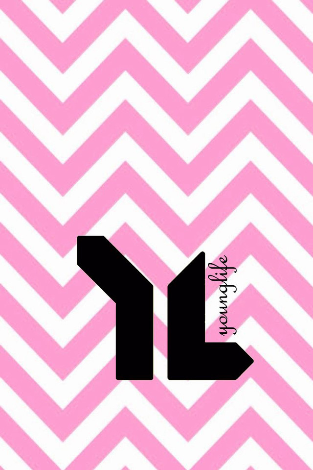 Pink white chevron pattern letter free wallpaper for mobile - medium preview image