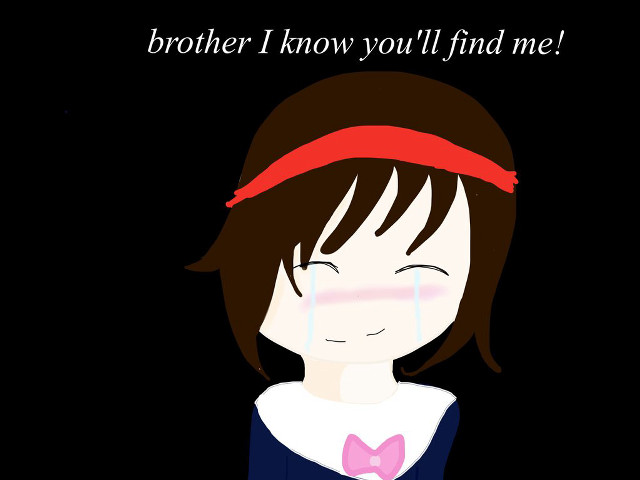 Girl crying sad expression message free wallpaper for desktop - medium preview image