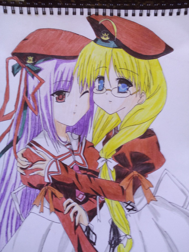 Anime characters long blonde hair #3 free wallpaper for mobile - medium preview image