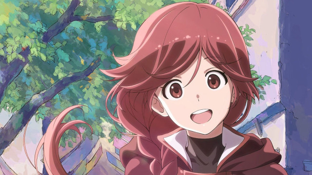 Girl long hair cat tail free wallpaper for desktop - medium preview image