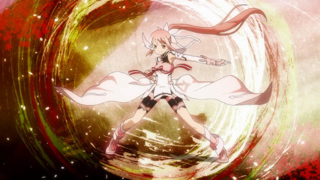 Woman white dress red scarf free wallpaper for desktop - medium preview image