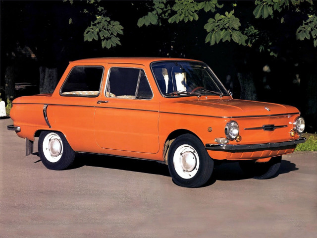 Orange car parking lot tree free wallpaper for desktop - medium preview image