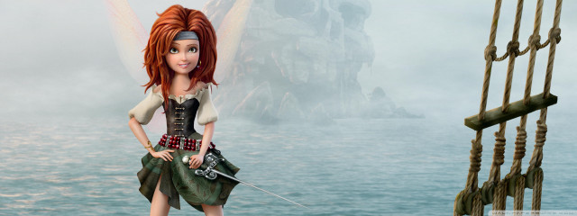 Cartoon character pirate hook flag free wallpaper for desktop - medium preview image