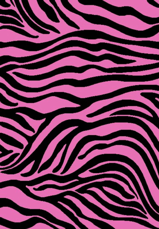 Pink black zebra print pattern #2 free wallpaper for mobile - medium preview image