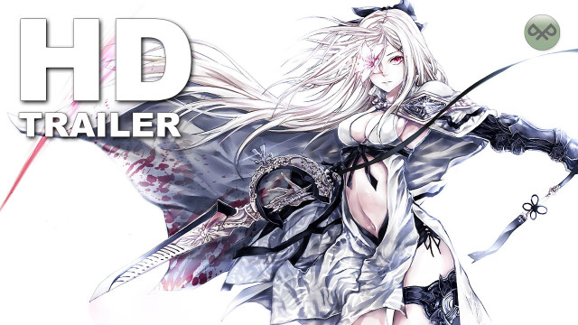 Woman with sword in hand free wallpaper for desktop - medium preview image