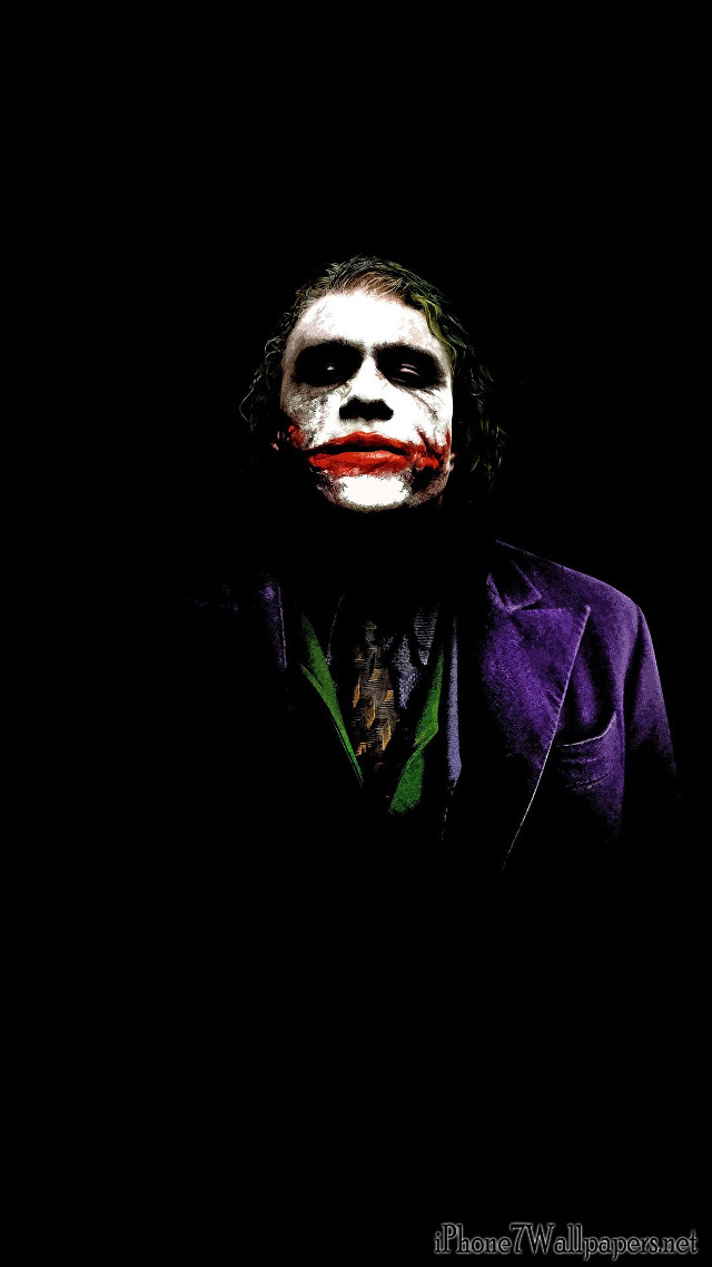 Joker costume black background mask free wallpaper for mobile - medium preview image