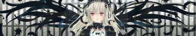 Gothic elfin silverhair redeyes lolita free wallpaper for desktop - medium preview image
