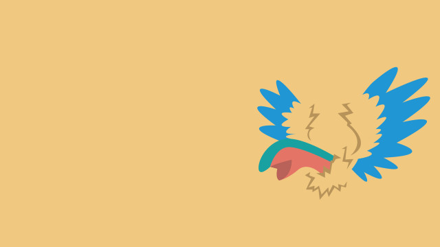 Cartoon character blue red bird free wallpaper for desktop - medium preview image