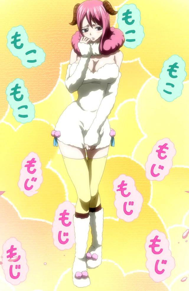 Sheep girl hologram pink hair free wallpaper for mobile - medium preview image