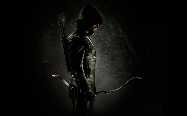 Man black outfit bow arrow #3 free wallpaper for desktop - medium preview image