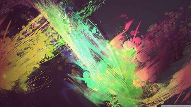 Colorful abstract painting black background #5 free wallpaper for desktop - medium preview image