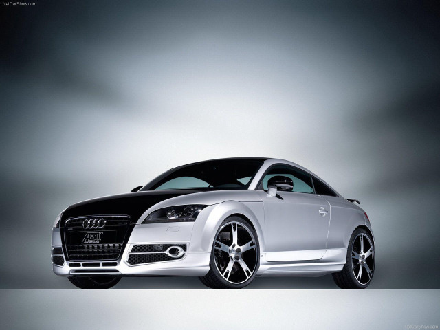 Silver car black stripe hood free wallpaper for desktop - medium preview image